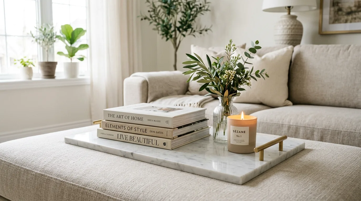 13 Stylish Coffee Table Trays for a Curated and Organized Look